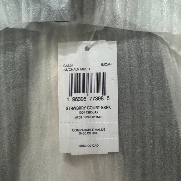 ❤️ Coach Court Backpack With Strawberry Print - Picture 11 of 11